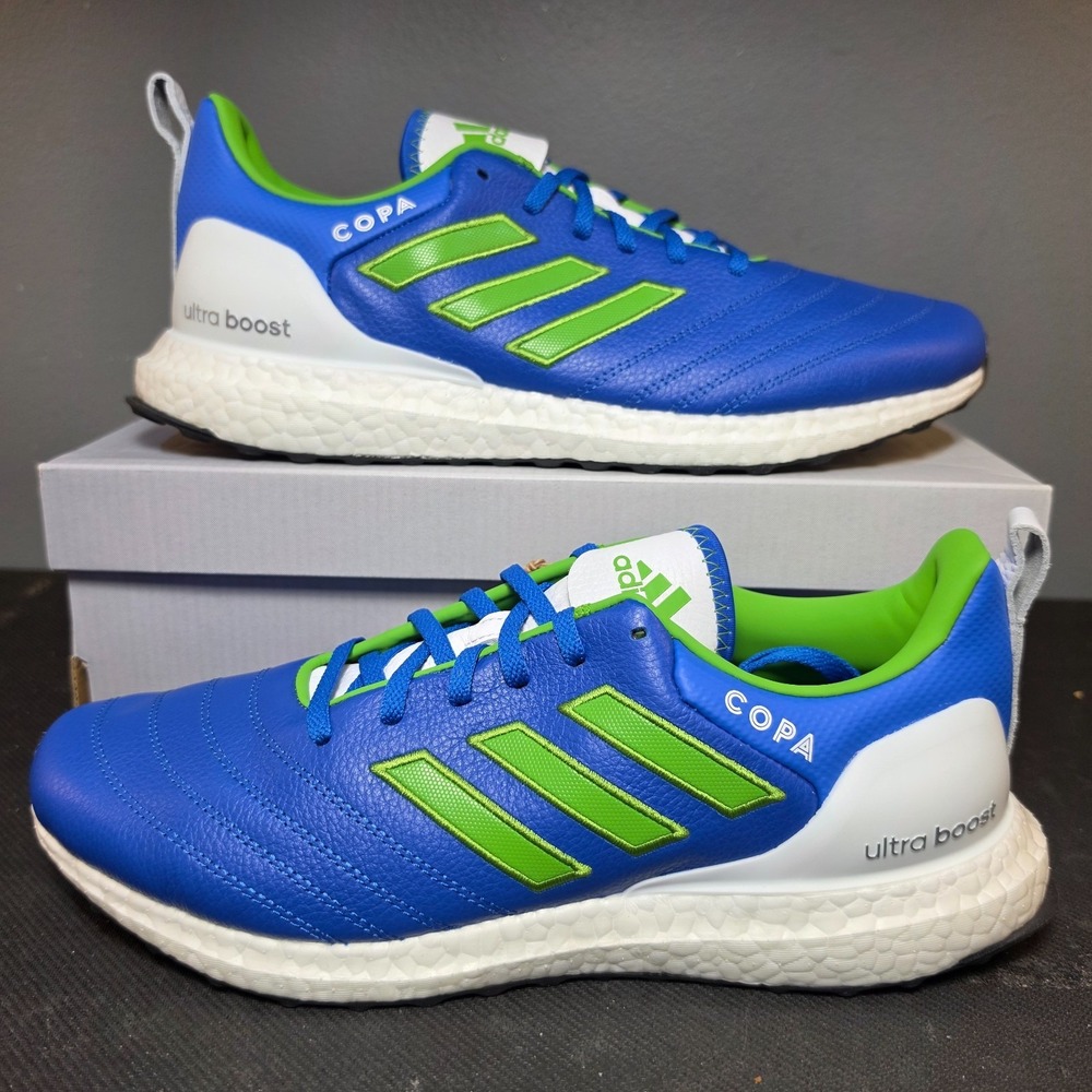 Men's 12 Women's 13 Adidas Ultraboost Copa H03900 Seattle Sounders MLS Blue NIB